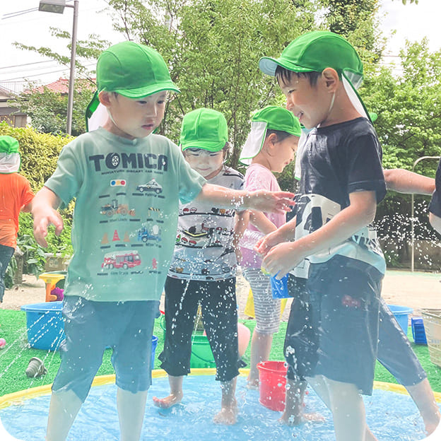 水遊び